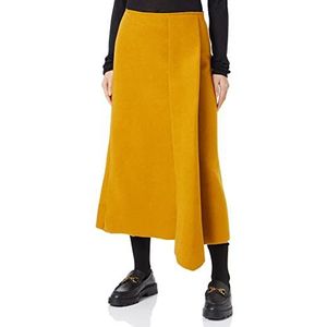 Sisley Womens 4KUPL000V Skirt, Yellow Oker 9P8, 48