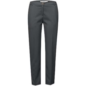 Style Maron S Style Maron Wool Touch broek in ontspannen silhouet, grijs, 27W x 30L