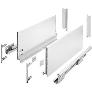 GTV - AXISPRO lade voor het openen van 550mm wit - ladesysteem - eenvoudige montage - push to open - vrije toegang - - belasting tot 40 kg - hoogte: 200 mm
