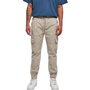 Urban Classics Militaire joggingbroek voor heren, met opgestikte zakken, verkrijgbaar in 6 kleuren, maten XS - 5XL, Wolfgrey, 4XL