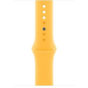 Apple Watch Band - Sportbandje - 45 mm - Zonnig geel - S/M