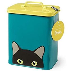 Burgon & Ball Creaturewares GCR/CAT Dierenvoer Opslag Tin Doris' Kat