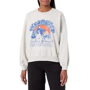 Wrangler Oversized sweat, Oat Mele, M