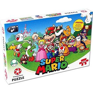 Super Mario Puzzle - 500 Stukjes - Legpuzzel - Voor alle leeftijden [Multilingual]