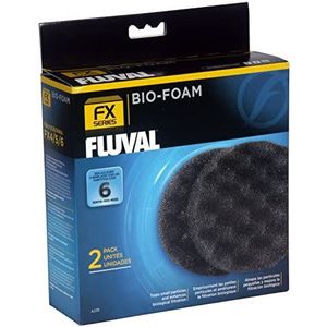 Fluval Bio Foam schuimpatroon voor Fluval buitenfilter FX4, FX5 en FX6, 2-pack
