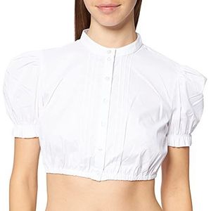 HESS FRACKMANN Blouse voor dames, Weiß, 70