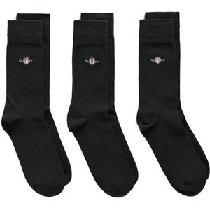Gant - Underwear Serie - Vrijetijdssokken - Ebony Black - 3-PACK