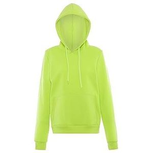 NALLY Dames Hoodie 74331566-NA02, ZURE Limoen, S, Zure limoen, S