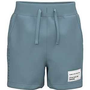 NAME IT Jongens NMMJULO Sweat UNB Shorts, Smoke Blue, 98, blauw (smoke blue), 98 cm