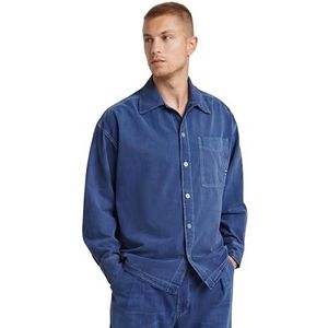 G-Star RAW Unisex Boxy Fit overhemd, blauw (Faded Ciel Blue Gd D23007-d295-g335), S