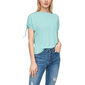 Q/S designed by T-shirt voor dames, turquoise, XS