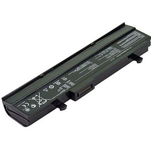 Amsahr Vervangende laptop batterij voor Asus 07G016FS1875, 90-OA001B2400Q, Eee PC 1011BX - Omvat mini optische muis zwart