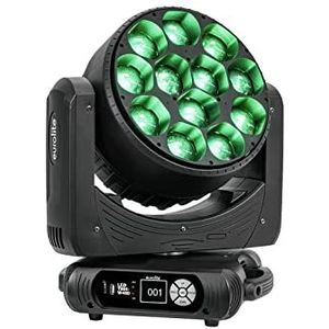 EUROLITE LED TMH-W480 Moving-Head Wash Zoom | Washlight met 12 heldere 40W RGBW LED's, zoom, pixelan-bediening, patrooneffecten