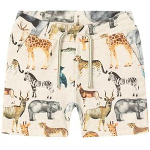 Name It - NmmJasen - Sweatshorts - Peyote Melange m. Dieren