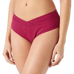 Seafolly Dames Go Overboard Retro 'V' Front Bikinibroek, roze (Persian Pink Persian Pink), 42