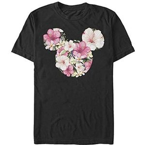 Disney Classic Mickey - Tropical Mouse Unisex Crew neck T-Shirt Black S