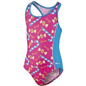 BECO Beermann meisjes BECO zwempak, roze, 128