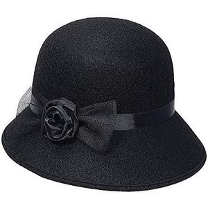 Widmann Charleston, 68577, hoed voor volwassenen, dames, zwart