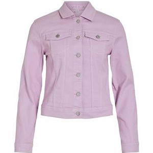 Vila Dames Vinus L/S Denim Jacket/Pb, Winsome Orchid, L
