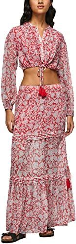 Pepe Jeans - Brunella - Lange Rok - Veelkleurig