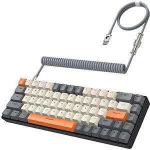 YINDIAO T8 - Gamingtoetsenbord - Donker Grijs - 60% Compact Mechanisch met 68 Toetsen en Chroma RGB Backlight