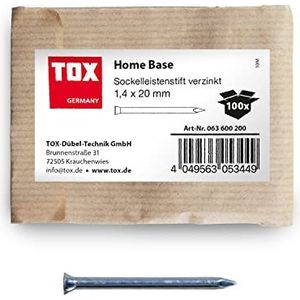 TOX 63600200 Home Base Plinten zilver, 1,4 x 20 mm