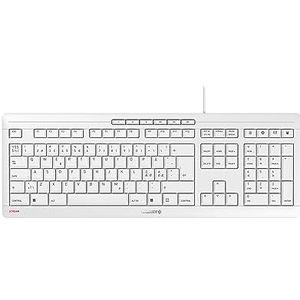 CHERRY STREAM toetsenbord USB QWERTY Scandinavisch Grijs