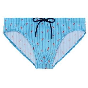 HOM ESPELETTE zwembroek, Turquoise Print, S