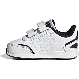 adidas Vs Switch 3 Lifestyle Running Hook and Loop Strap Shoes, uniseks babyschoenen, meerkleurig (Ftwr White Core Black Core Black), 22 EU
