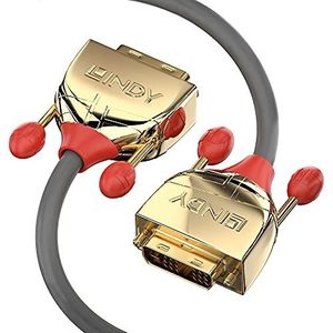 LINDY 36200 0,5 m DVI-D Dual Link kabel, Gold Line