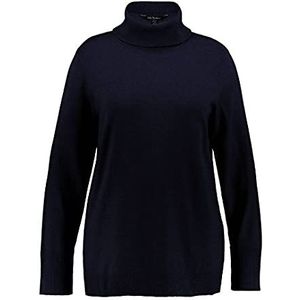 Ulla Popken Grote maten coltrui voor dames, marineblauw, 54/56 EU