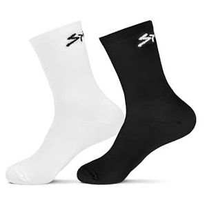 Spiuk sokken, 2 stuks, anatomisch, medium, Uniex, wit, zwart, T. 36/39