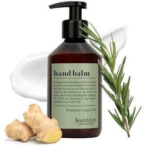 Jean & Len - Handbalsem - 250 ml - Rozemarijn & Gember - Hydraterende Verzorging