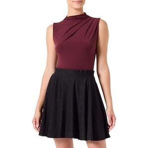 PIECES Dames Pcmadison Sl Draped Noos Bc Top, tawny port, XL