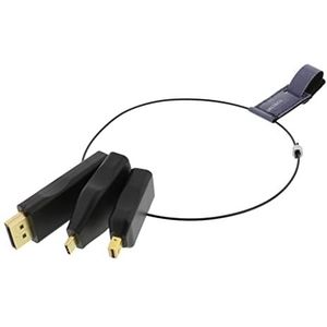 Deltaco - HDMI Adapter Ring - Mini-DisplayPort, DisplayPort, USB-C