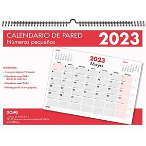 Dohe Jaarkalender 2022, jaarplanner, A3, 29,7 x 42 cm, kleine cijfers, maandplanner om aan de muur te hangen