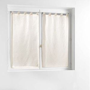 Douceur d'Intérieur Paar lussen, recht, 2 x 60 x 120 cm, linnen look, Norine