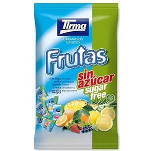 Fruitsnoepjes | Suikervrij | Hardgekookt snoepgoed | Glutenvrij | Veganistisch snoepgoed | Non GMO | Multipack | 150g