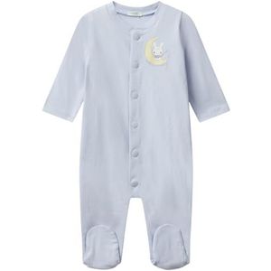 United Colors of Benetton Rompertje 3DKEAT017 Overall, uniseks, blauw, maat 62, Blauw, 62 cm