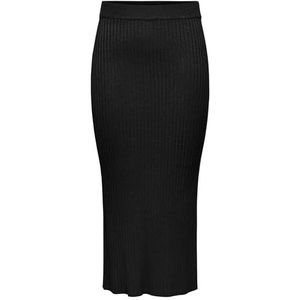 ONLMILA Long Skirt CC KNT, zwart, S