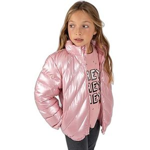 Top Top Chicorne gevoerde jas, roze, 5-6 voor meisjes