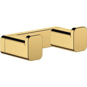 hansgrohe AddStoris dubbele handdoekhaak Polished Gold Optic, 41755990