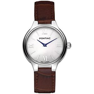 Pontiac Watch P10072, bruin, Riem