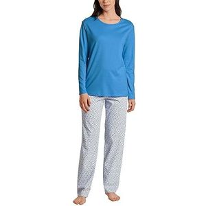 CALIDA Dames Spring Nights Pyjamaset, Azuriet Blauw, 36/38