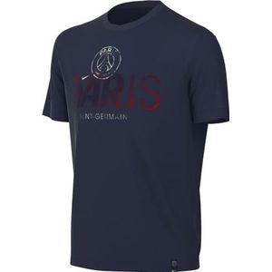 Nike Unisex Kids Short Sleeve T-Shirt Psg U Nk Ss Mercurial Tee, Midnight Navy, FN2465-410, L