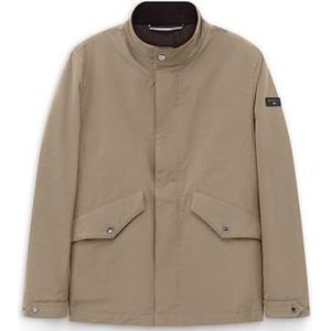 bugatti Overgangsjas voor heren, 179300-11091, waterafstotend, klepzakken, regular fit, 40-beige, 48