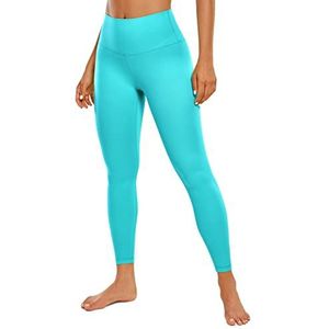 CRZ YOGA Butterluxe Lounge Yoga Legging Met Hoge Taille 25"" - Trainingslegging Sportlegging Voor Dames Boterachtige Zachte Yogabroek Spectraal Blauw L