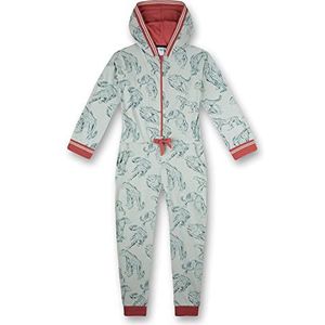Sanetta Meisjesromper/overall grijs pyjamaset.