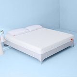 Sweetnight Matras 140x200, ergonomisch koudschuimmatras met 7 zones, 18 cm, traagschuim matras, ademend, wit, matras 2-in-1, hardheidsgraad H3 en H4, 140x200 cm