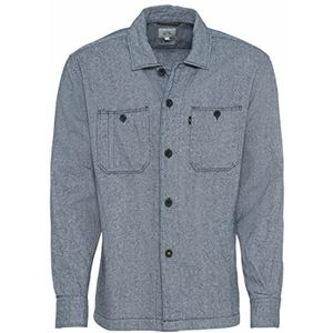 camel active Heren 4091336S63 hemd, nachtblauw, M